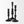 Haute Blown Glass Candlestick