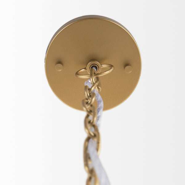 Tosha Tapered Cotton Rope Drum Pendant