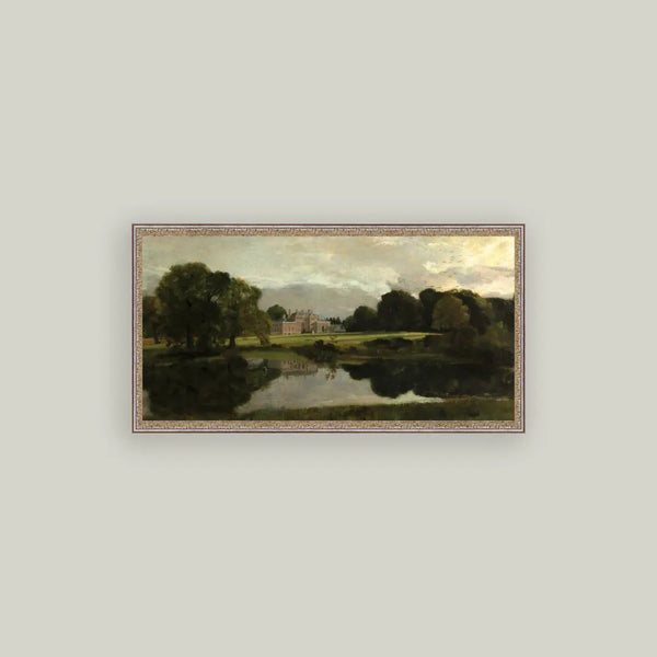 Malvern Hall in Warwickshire Framed Antique Art