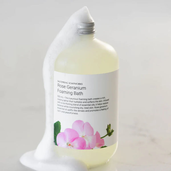 Rose Geranium Foaming Bath