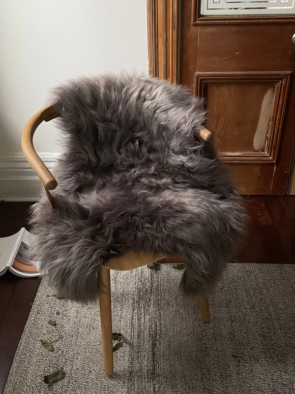 Mineral Icelandic Sheepskin Throw Rug