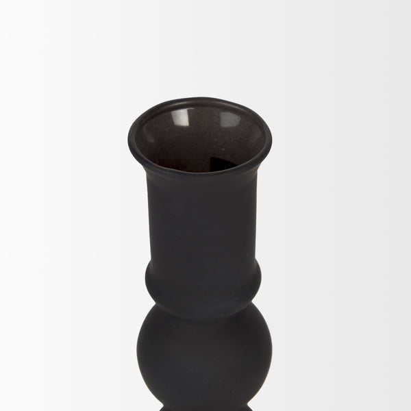 Haute Blown Glass Candlestick