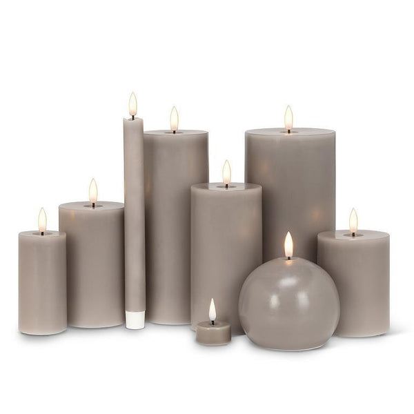 Moon LED Taper Candle Set
