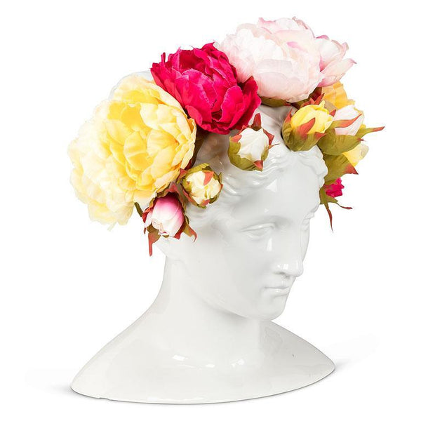Large Woman Head Vase