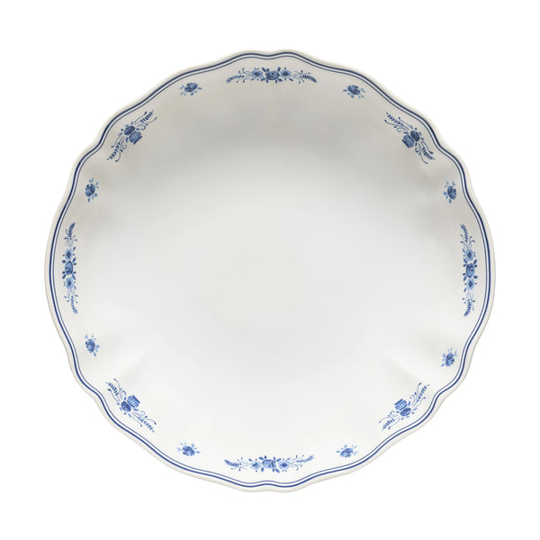 Vila White-Blue Pasta/Serving Bowl