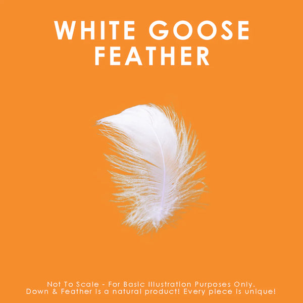 White Goose Feather Duvet - King