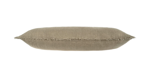 Lina Linen Pillow - Sand 14x31