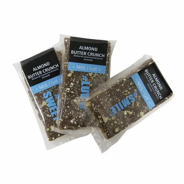 Almond Butter Crunch Toffee Bar