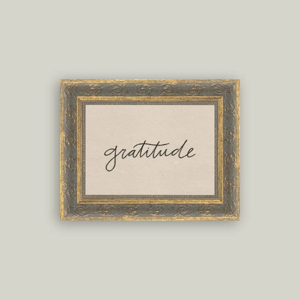 Gratitude Framed Art
