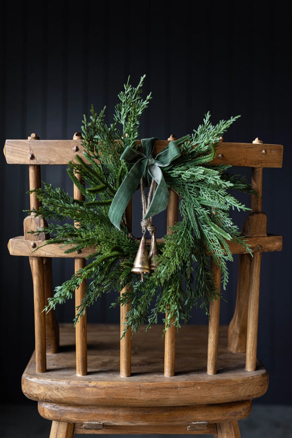 Norfolk & Cypress Pine Mixed Mini Wreath