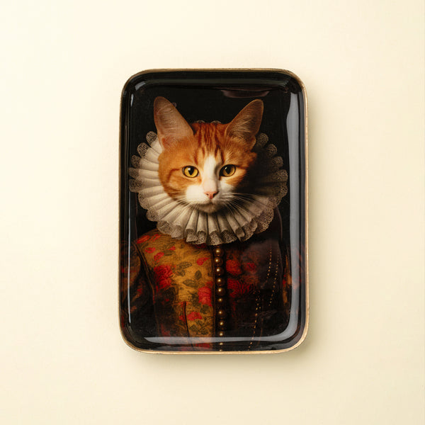 Small Aristocat Enameled Tray