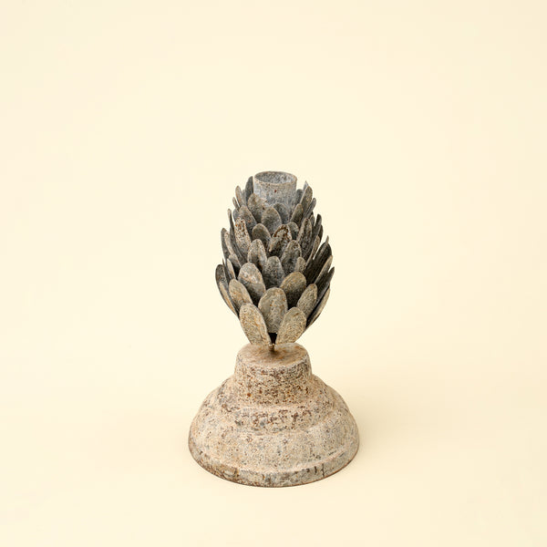 Rustic Pinecone Candle Holder