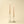 Clear Vero Glass Candlestick