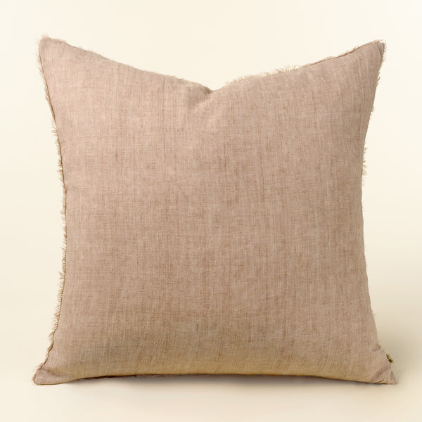 Lina Linen Pillow - Peony 24 x 24