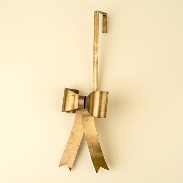 Gilded Bow Wreath Hanger