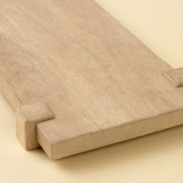 Drift Pedestal Tray - Bleached