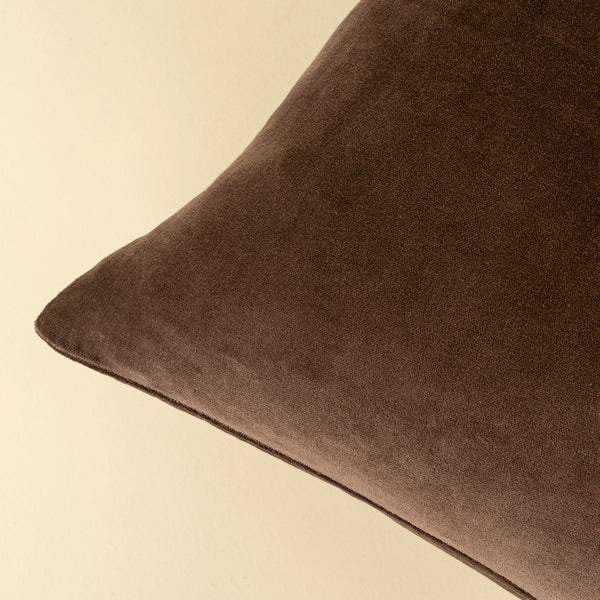 Vera Luxe Velvet Pillow - Clove 16x24