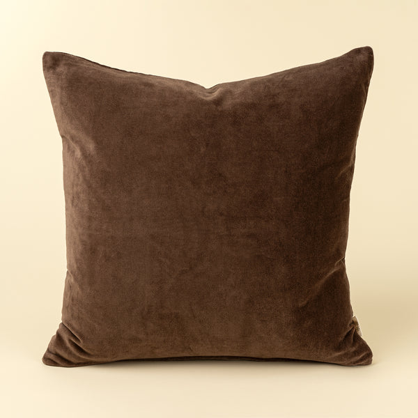 Vera Luxe Velvet Pillow - Clove 20x20