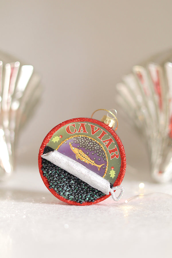 Caviar Glass Ornament