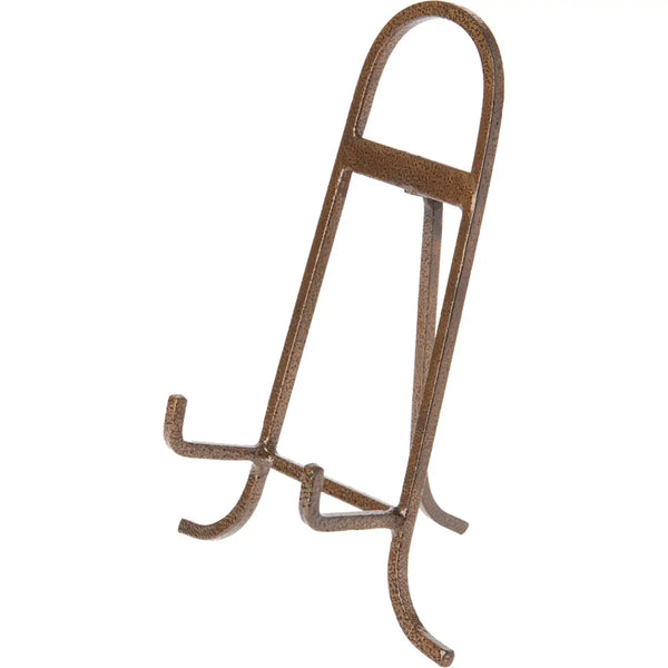 Wrought Iron Easel -  Antique Gold