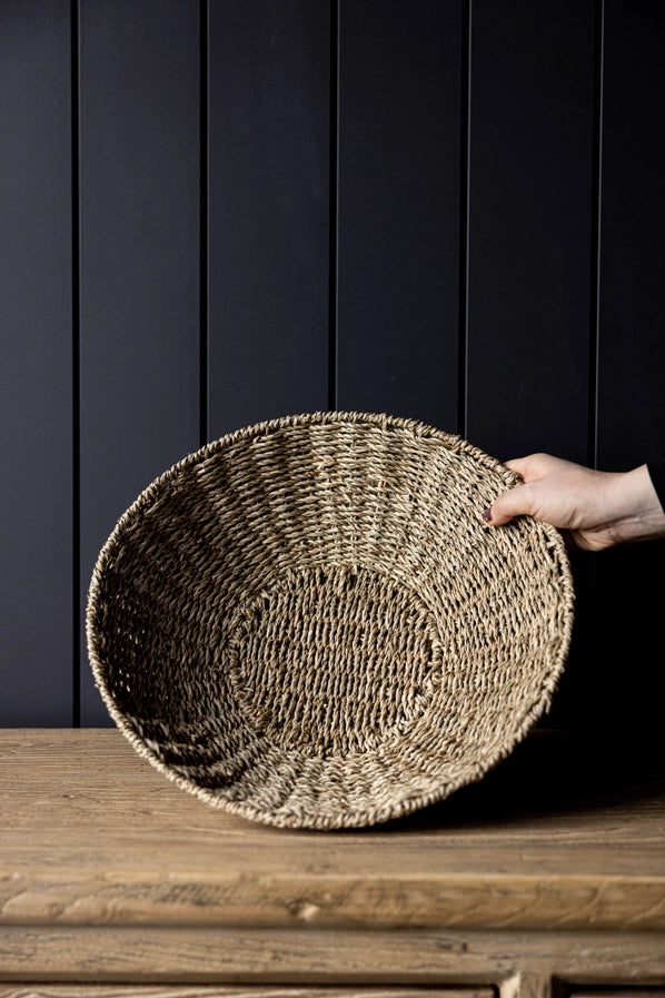 Woven Seagrass Basket - Large