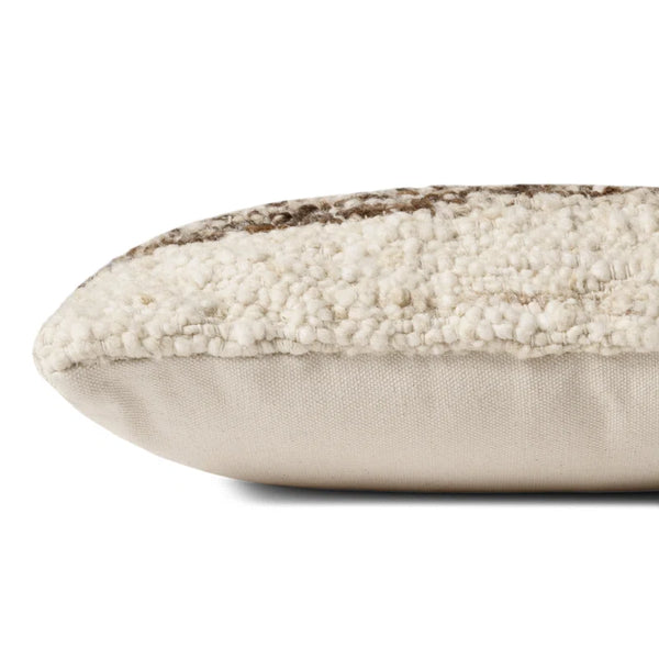 Joan Pillow - Ivory / Tobacco