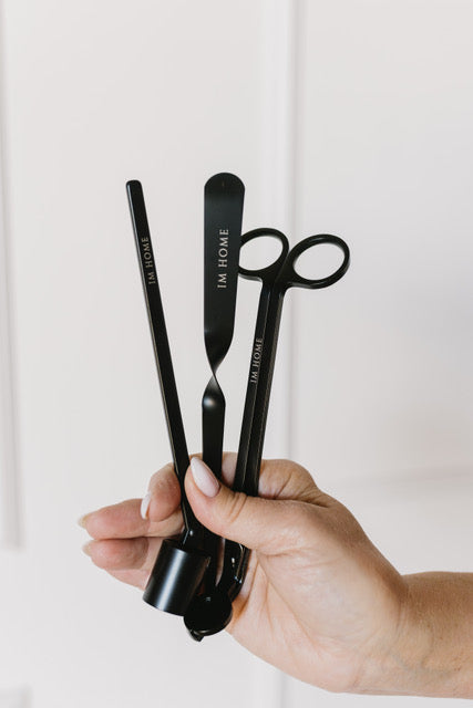 IM HOME Candle Care Kit - Black
