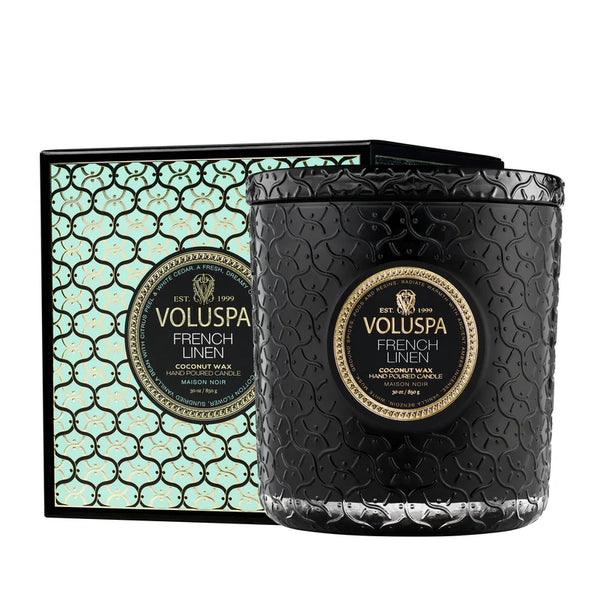 French Linen Luxe Candle