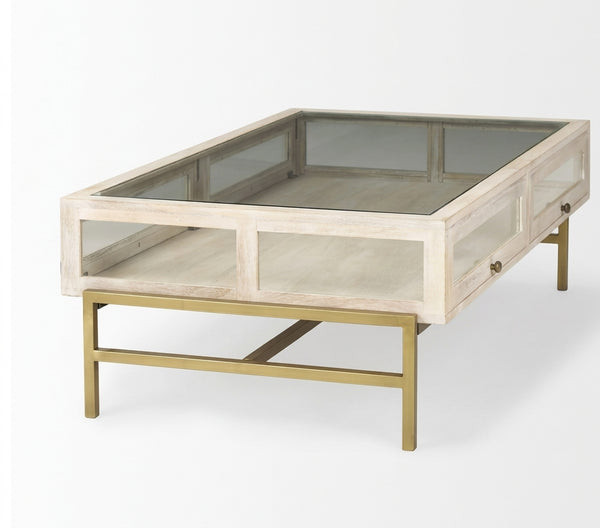 Arelius Rectangular Coffee Table - Floor Model