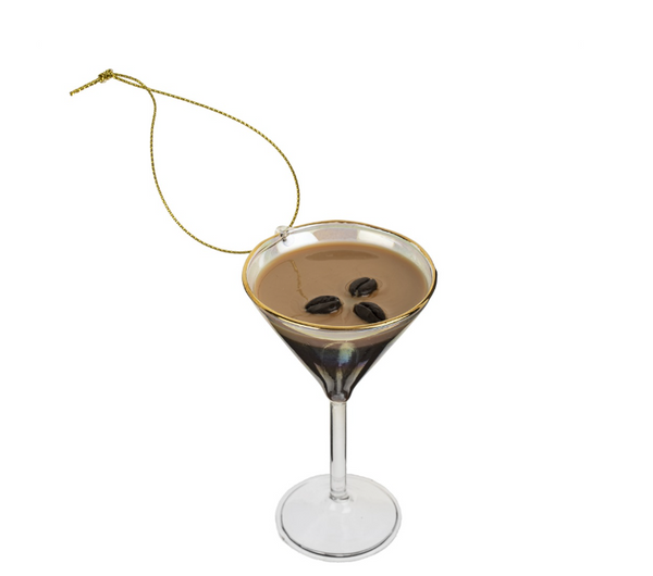 Espresso Martini Holiday Ornament
