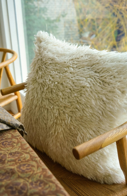 Cotswold Wool Pillow 20x20 - Ivory