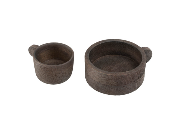Wooden Cups - Set Of Two