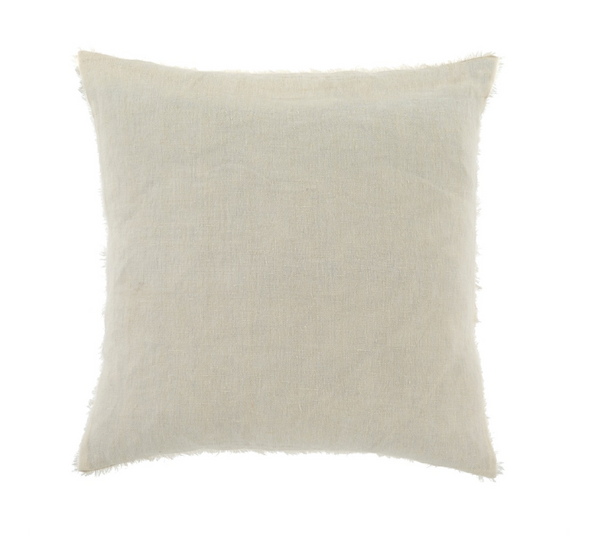 Lina Linen Pillow - Ivory 20 x 20
