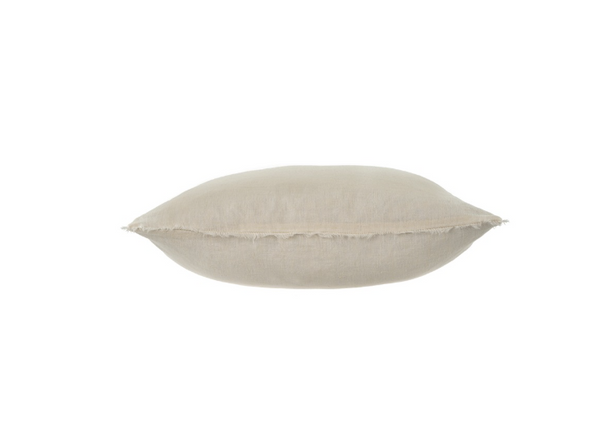 Lina Linen Pillow - Ivory 20 x 20