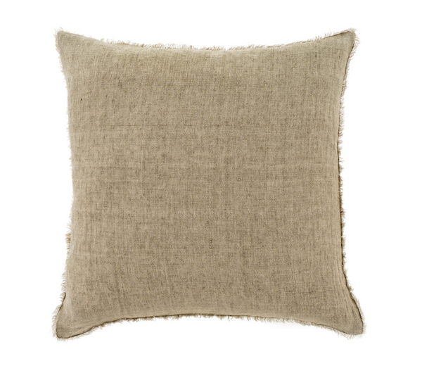 Lina Linen Pillow - Almond 24x24