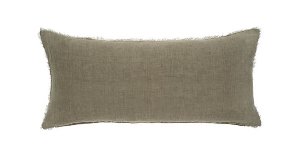 Lina Linen Pillow - Sand 14x31