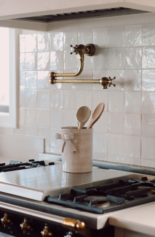 Stoneware Bow Crock