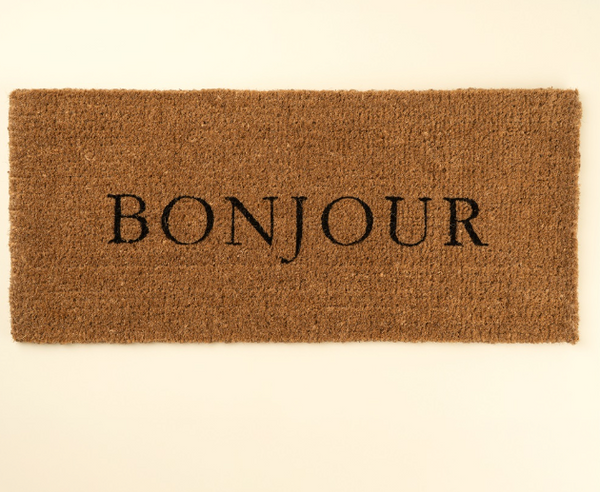 Bonjour Coir Doormat