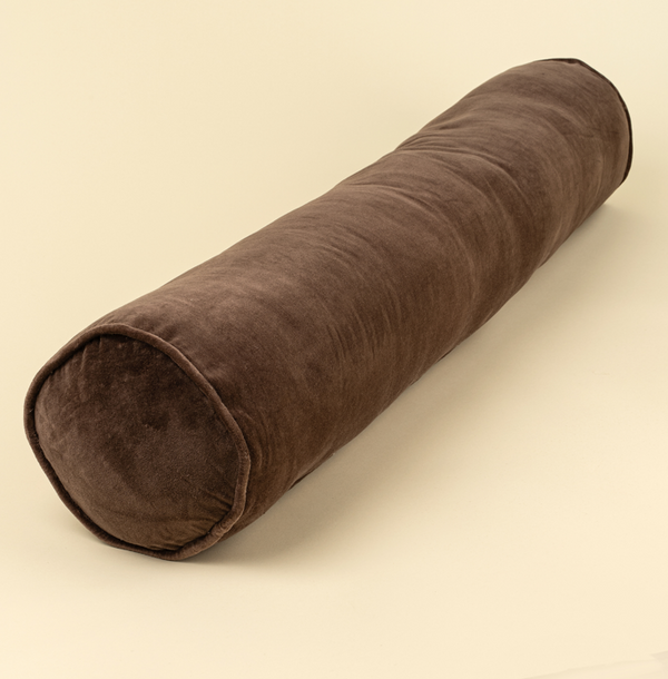 Vera Velvet Long Bolster - Clove