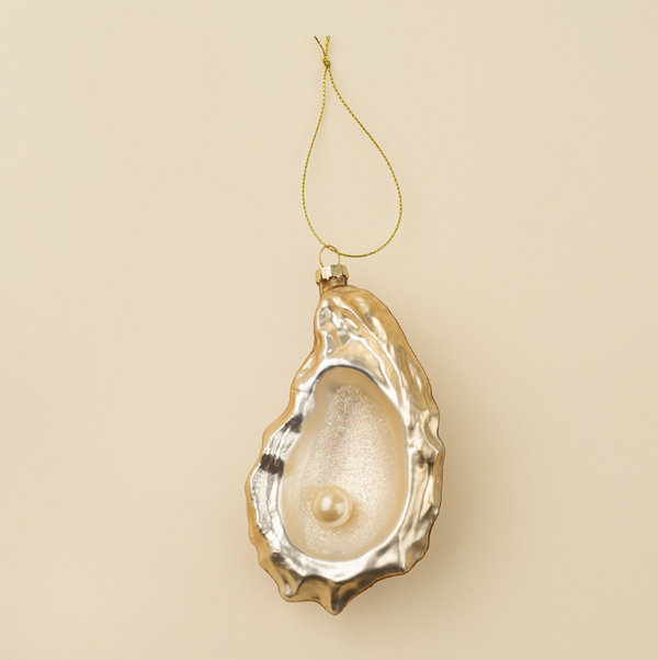Oyster Glass Ornament