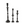 Imani Candleholder - Black