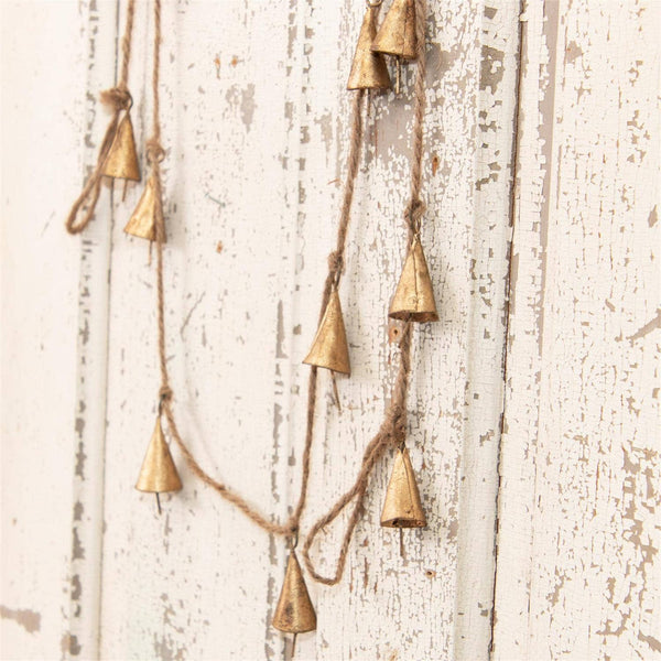 Gold Tone Mini Bells Garland