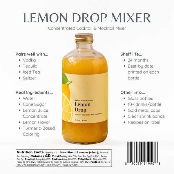Lemon Drop Mixer - Cocktails & Mocktails