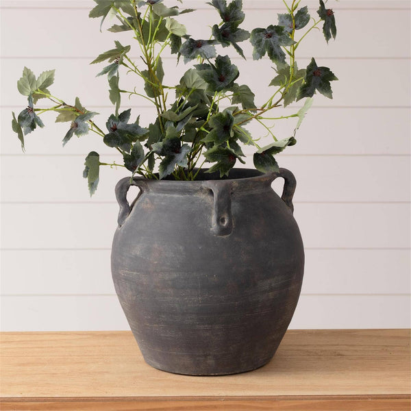 Black Distress Vase