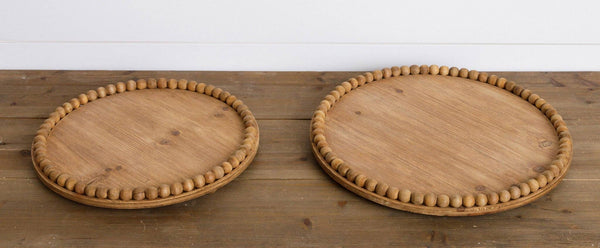 Round Beaded Tray
