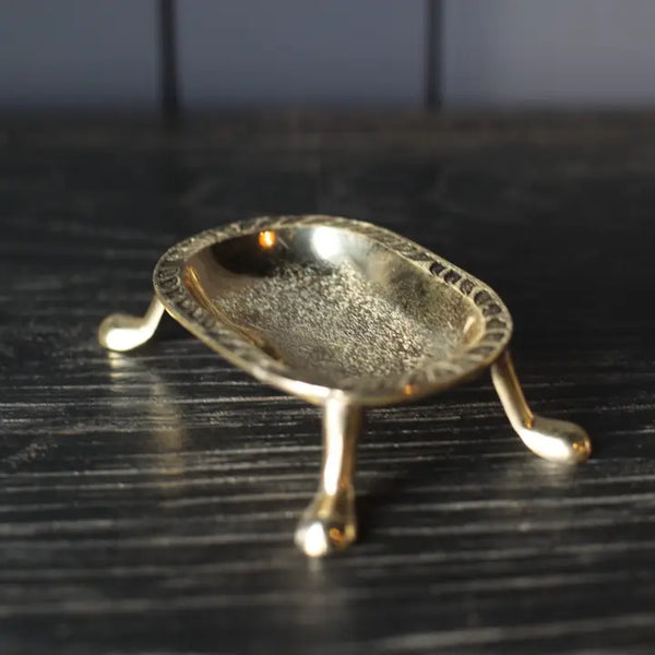 Gold Clawfoot Soap Dish