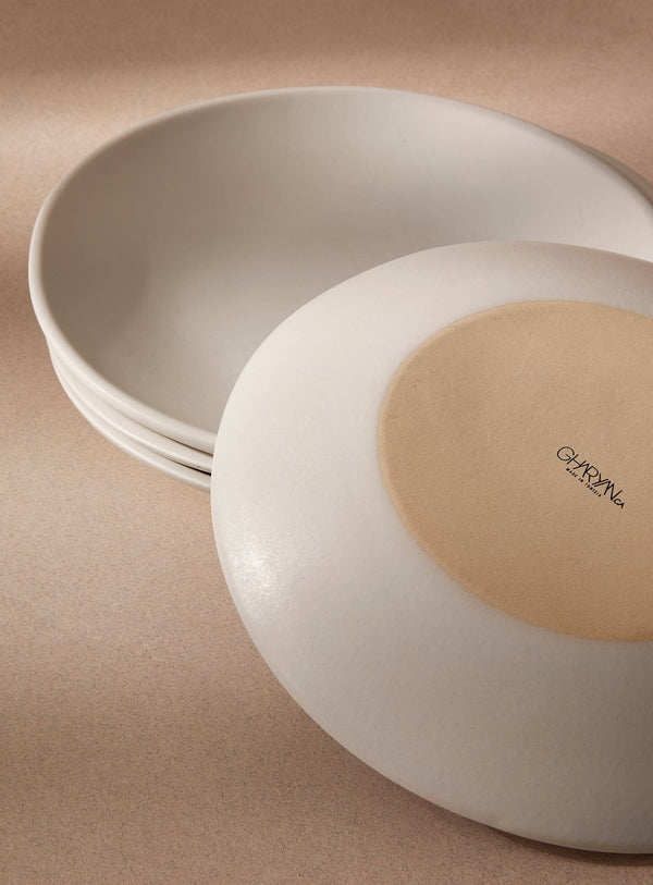 Stoneware Dinner Plate - Matte White