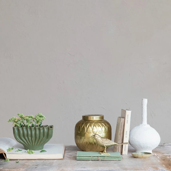 Stoneware Sculptural Vase