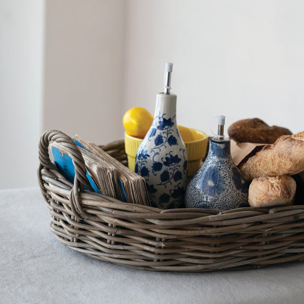 Stoneware Oil Cruet
