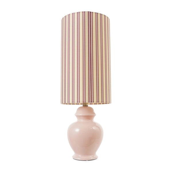 Striped Shade Table Lamp